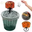 Ge Bóng Rổ Treo Tường Thu Nhỏ 3D Làm Từ Nhựa, Phù Hợp Trang Trí Và Chơi Trong Nhà