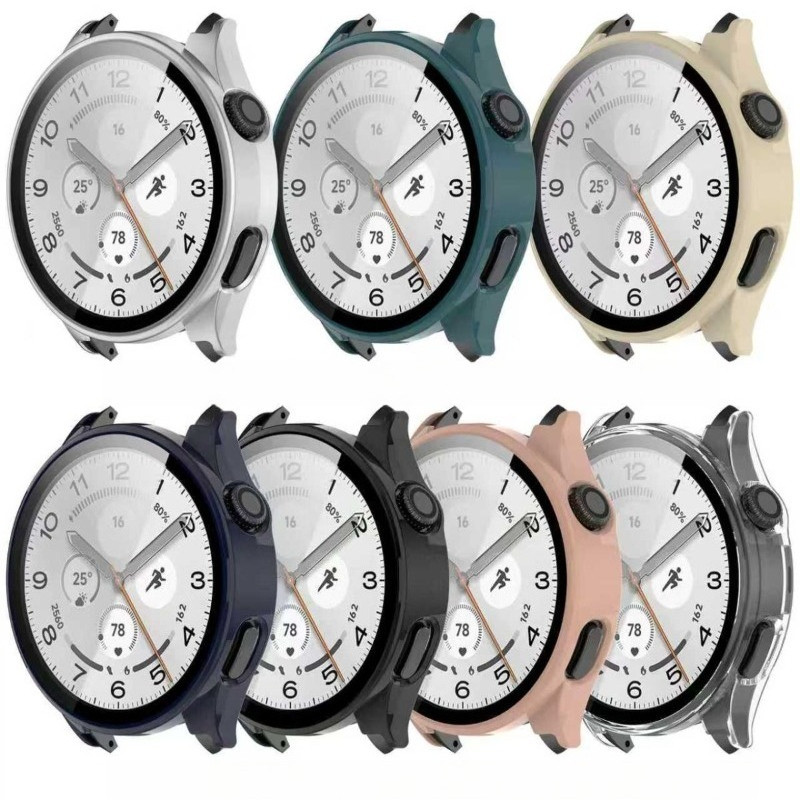 Ốp Đồng Hồ Cho Xiaomi Watch5 PC Case + Kính Cường Lực Bảo Vệ Màn Hình Cho Xiaomi Watch 5 Vỏ Cứng Ốp Lưng Khung