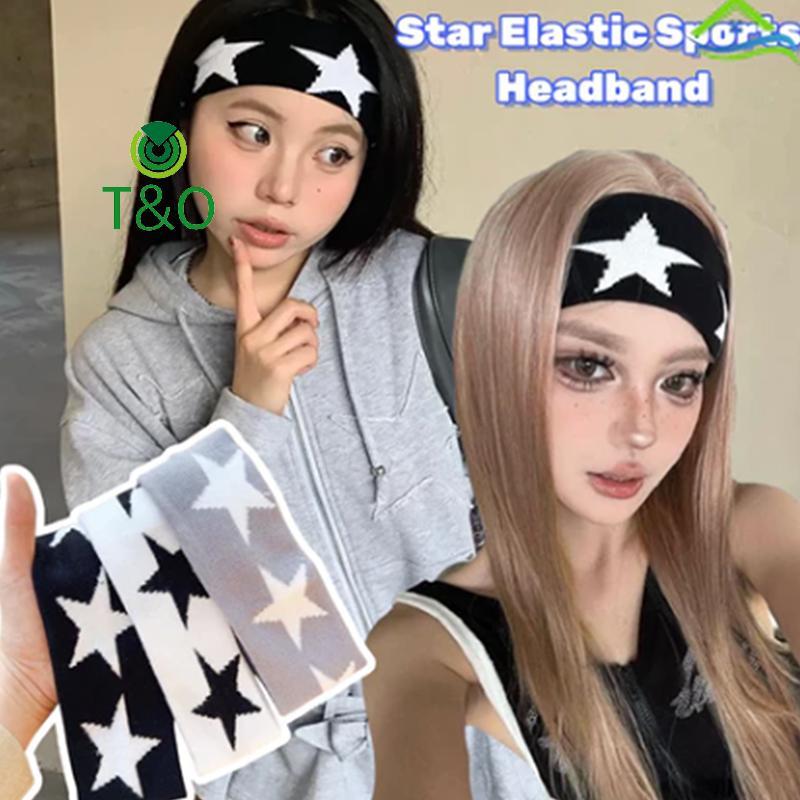 [T & O-t] Star Sports For Running Cycling Yoga s For Women Sweat-wicking Slip Soft Hair Accessories [mới]
