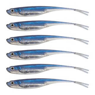 Love * 6 Mồi mềm nhân tạo Swimbaits đuôi nĩa nổi, dùng câu cá