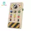 Gamchiano Montessori Ban Bận Rộn Kỹ Năng Vận Động Tinh Tế Trò Chơi Chơi Trong Nhà Cho Trẻ Em Bảng Cảm Giác