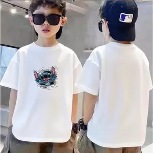 Chất lượng cao, cotton, COD, size 3-14, tùy chỉnh, Áo Trẻ Em, Unisex