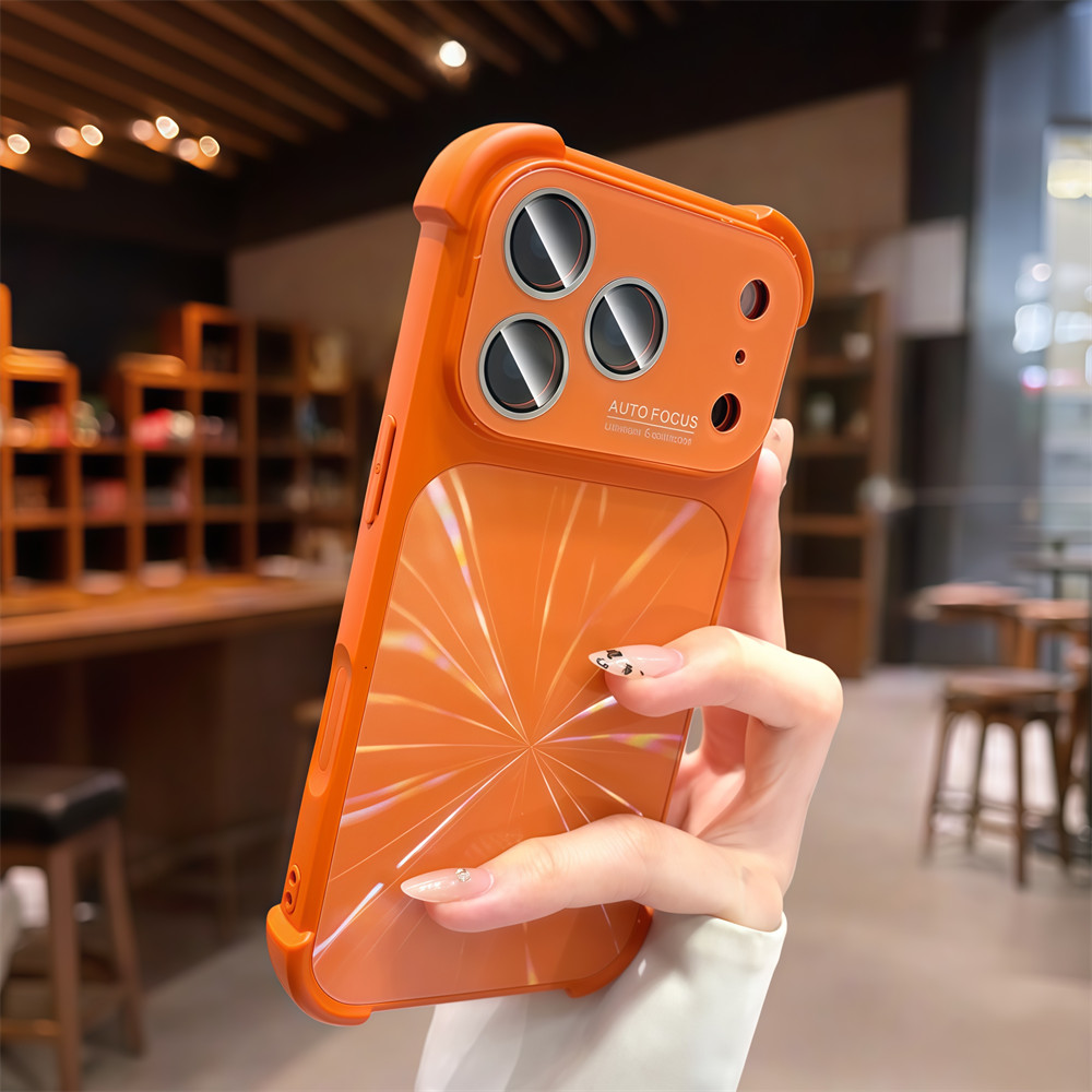 Ốp điện thoại họa tiết CD bốn góc chống rơi cho iPhone 17 Pro Max 13 14 15 16 pro max Phim bảo vệ gương chống rơi Vỏ mềm bảo vệ điện thoại