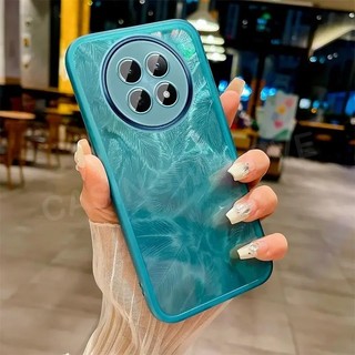 Ốp Điện Thoại Cho Redmi Note 15 Pro + 5G 4G 2025 Lấp Lánh Lông Vũ Silicon Chống Sốc Vỏ Bảo Vệ Ống Kính Máy Ảnh Ốp Lưng