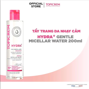 Nước tẩy trang TOPICREM HYDRA+ GENTLE MICELLAR WATER 200ML