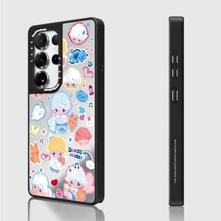CASECASE X The World of DIMOO Case Matte Black & Sliver Mirror Vỏ hút từ tính Samsung Galaxy S26 S25 S24 S23 Ultra Plus Mặt sau cứng có hộp khắc logo