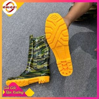 Ủng rằn ri đế vàng cứng size 39 - 44, ủng lao động, ủng đi mưa, ủng Trường Thịnh SỊN
