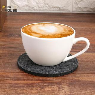 PlumHOUSE 10 Cái / bộ Đế Lót Ly Nỉ Tròn Bảo Vệ Bàn Ăn Đế Lót Ly Chịu Nhiệt Trà Cà Phê Uống Nóng Cốc Placemats VN