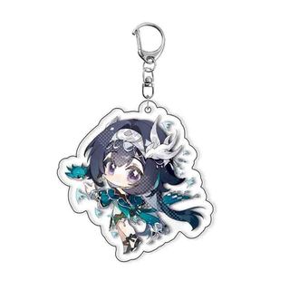Game Genshin Acrylic KeyChain Yumemizuki Mizuki Lan Yan Double Side Printing Collection Backpack Charms Cosplay Badge