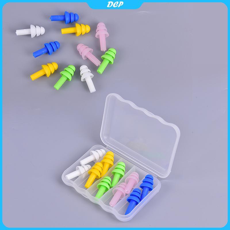 [DCP] 5 cặp Nút tai silicon nút tai Ngủ Nút tai giảm tiếng ồn [VN]
