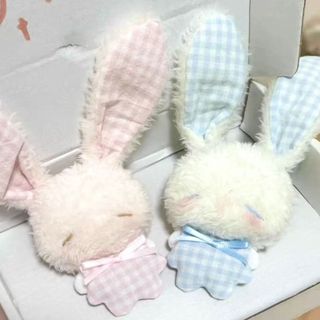 Dễ Thương mini Dễ Thương Làm Dịu Thiên Thần Thỏ Sang Trọng Búp Bê Mặt Dây Chuyền Chữa Bệnh Túi Dễ Thương Mặt Dây Chuyền Trang Trí Quà Tặng Tặng Tặng