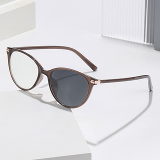Photochromic kính tròn cận thị dành cho nữ, chống ánh sáng xanh, tiện lợi khi dùng máy tính
