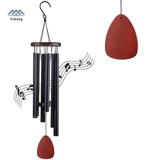 ELBBKG Cổ Điển 26 Inch Nhôm Chuông Gió Với Gỗ Treo Thẻ Trang Trại Sân Vườn Ban Công Hành Lang Trang Trí Mới