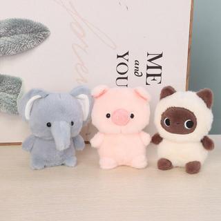 Búp bê đồng hành sang trọng ESSENCEH, Gối động vật nhồi bông voi 16cm, Kawaii Siêu mềm Gấu sang trọng Động vật sang trọng Bàn làm việc đồ chơi sang trọng