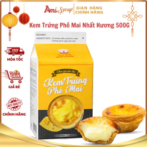 Kem Trứng Phô Mai Nhất Hương 500G Nhân Tart Phô Mai Béo Mịn, Chuẩn Vị Tiệm Bánh