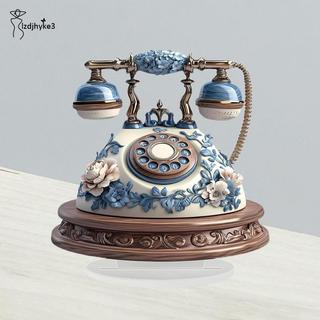 Điện thoại cổ điển Dấu hiệu Acrylic 2D Trang trí để bàn để bàn Kệ cà phê