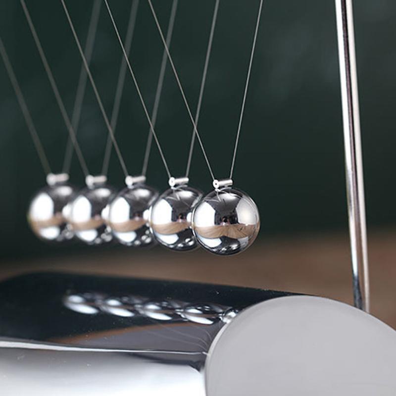 GOAY Z Newton Cradle Con lắc Bóng Vật lý Khoa học Con lắc Cân bằng thép Trang trí bàn VN