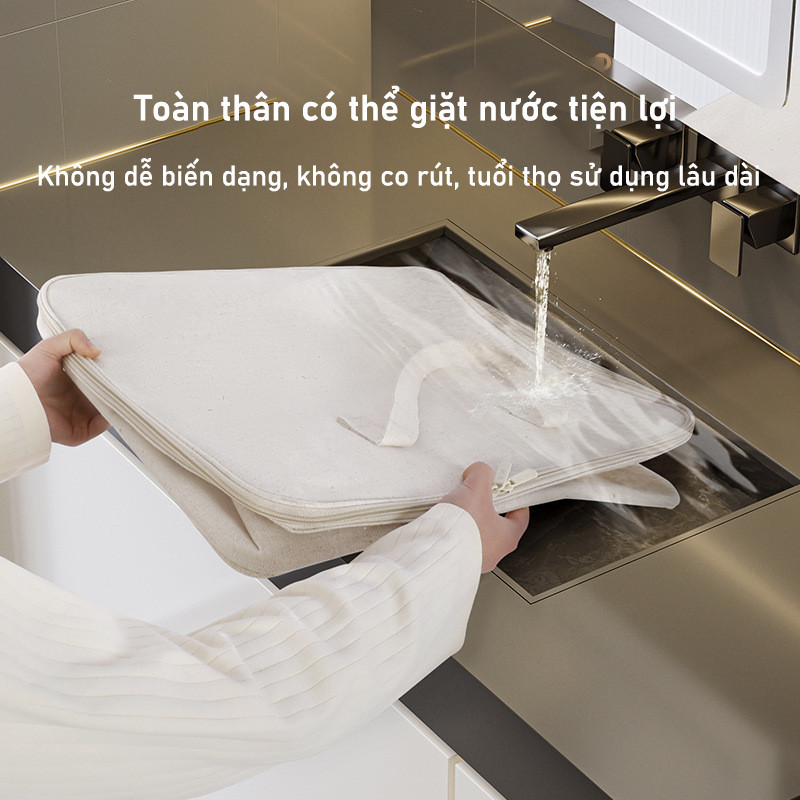 Túi/Giỏ Đựng Quần Áo Chăn Ga Cỡ Lớn Cao Cấp - Vải Cotton & Lanh, Có Thể Gấp Gọn, Đa Năng, Đựng Chăn Màn & Hành Lý