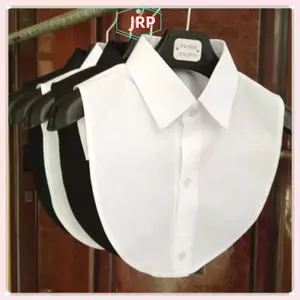 JRP Áo sơ mi nữ vintage cổ giả tháo rời, kèm khăn choàng điều chỉnh kích thước đa năng