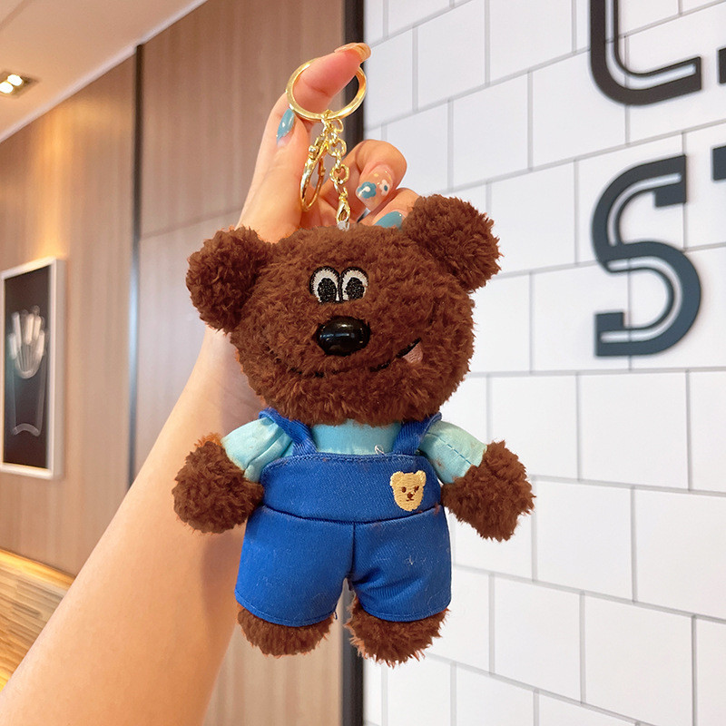 Phong Cách Mới Dress Up Bear Sang Trọng Móc Khóa - Dễ Thương Nhồi Bông Túi Búp Bê Quyến Rũ Mặt Dây Chuyền Móng Vuốt Máy Đồ Chơi Quà Tặng