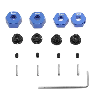Kim Loại Lục Giác Bánh Xe Trung Tâm Chân Và M4 Mặt bích Khóa Hạt Bộ Cho Trxs Slash 2WD 1 / 10 Nâng Cấp Phần Thay Thế 1654 3654