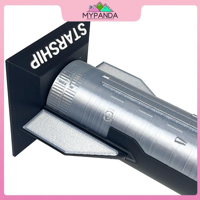 MYPANDA Premium Starship Model Space X Starship Model Space Vehicle Trang trí bàn làm việc sưu tập Đồ chơi mô hình Quà tặng trẻ em.