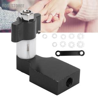 Rosestoree Brrnoo Ring Fixture Kẹp Chủ trang sức Thiết lập cố định Bộ công cụ khắc đánh bóng (Màu đen)