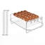 Giá nướng nồi chiên không khí bằng thép không gỉ Yoo với 4 xiên cho phụ kiện nấu ăn BBQ