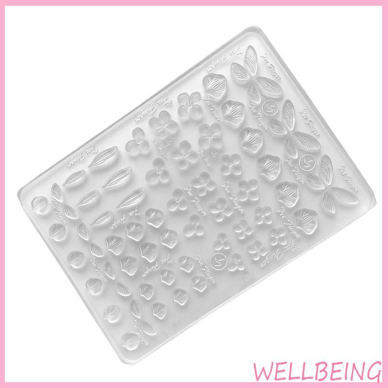 Khuôn Silicone Mỏng Hình Lá Bướm Cho Làm Móng Nghệ Thuật