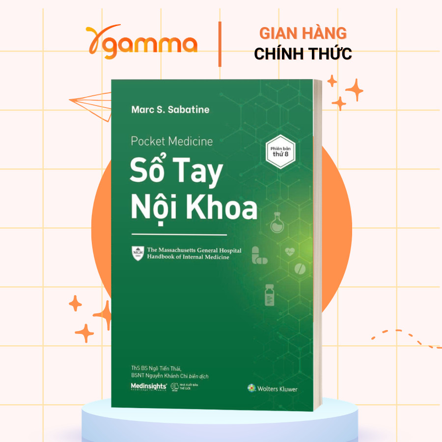 Sách - Sổ Tay Nội Khoa (Pocket Medicine) - Marc S. Sabatine (Medinsights)