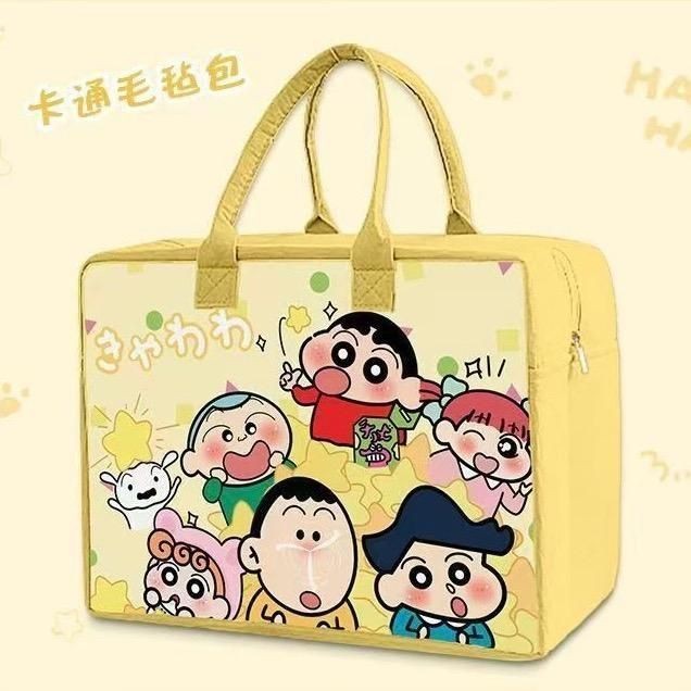 Túi Nỉ Vải Dệt Đựng Đồ Đa Năng Kích Thước 40x30x20cm - Túi Du Lịch , Đeo Vai Hoạt Hình - Đeo Vai