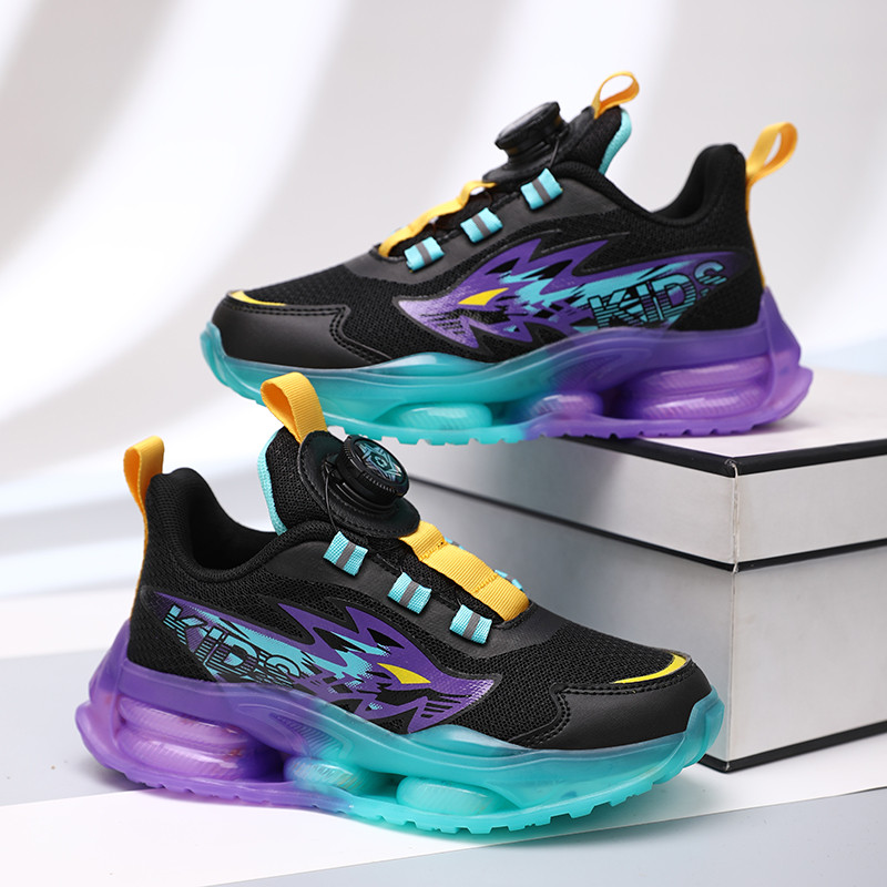Trẻ Em Giày Bóng Rổ Bé Trai Giày Thể Thao Tennis Thường Ngày Trường Học Trẻ Em Chạy Bộ Giày Sneaker Đi Bộ Cho Bé Gái