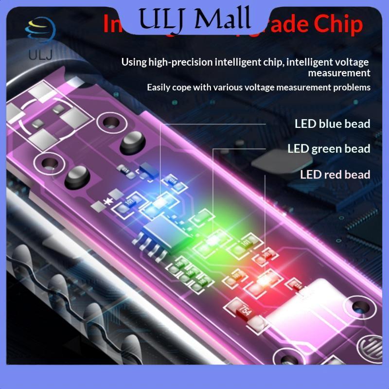 ULJ 1 / 3 Cái Đèn Màu Nổi Bật Phát Hiện Điện Áp AC Chuyên Nghiệp B15 Bút Thử Cảm Ứng Dụng Cụ Kiểm Tra Tua Vít Điện.