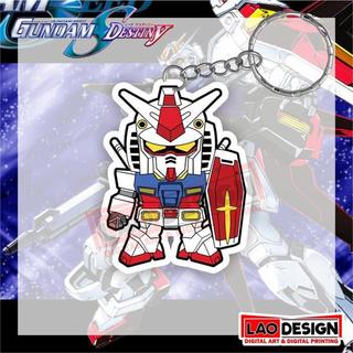 Gantunga Kunci Gundam Seed Destiny STRIKE - Gantungan Kunci Anime - Gantungan Kunci Akrilik - Gantungan Kunci Kartun
