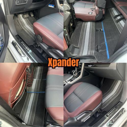 {Xpander} Thảm lót sàn xe Xpander cắt may sẵn chuẩn theo form nguyên zin và bấm khuy ghế lái