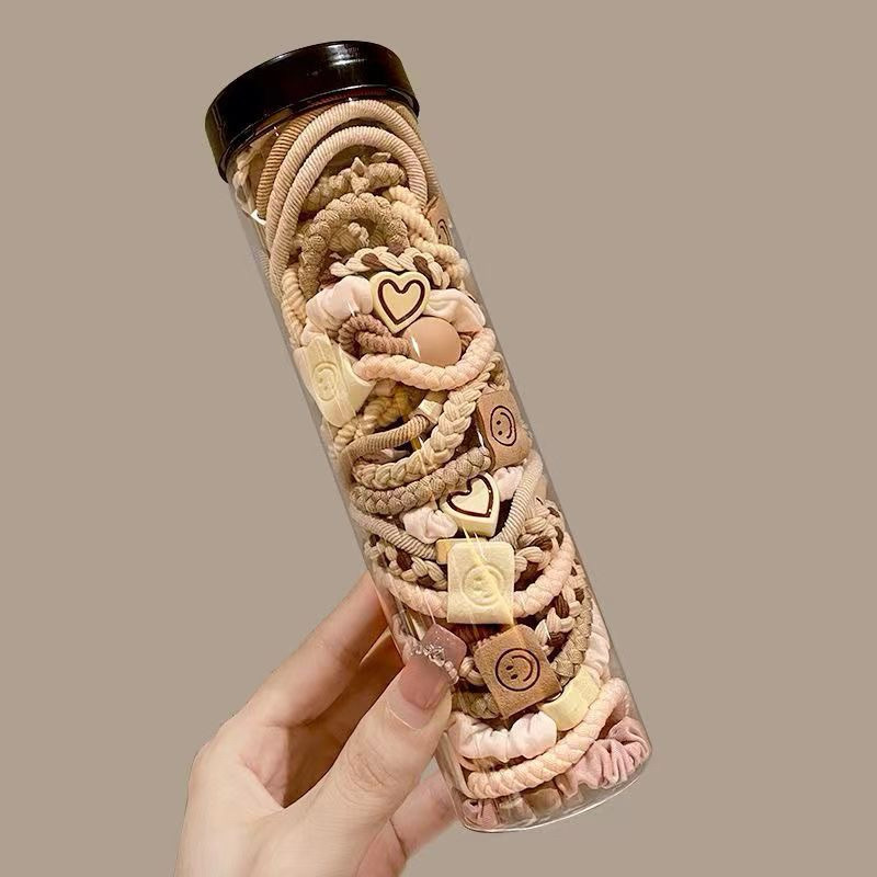 Ống chun buộc tóc màu sang chảnh , dây buộc độ đàn hồi phong cách hàn quốc