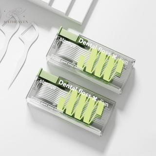 [hatheaven] Hộp đựng bóng nha khoa chứa 10 chiếc Hộp đựng bóng nha khoa có thể đổ lại tự động Chăm sóc vệ sinh răng miệng Floss Pi Nice
