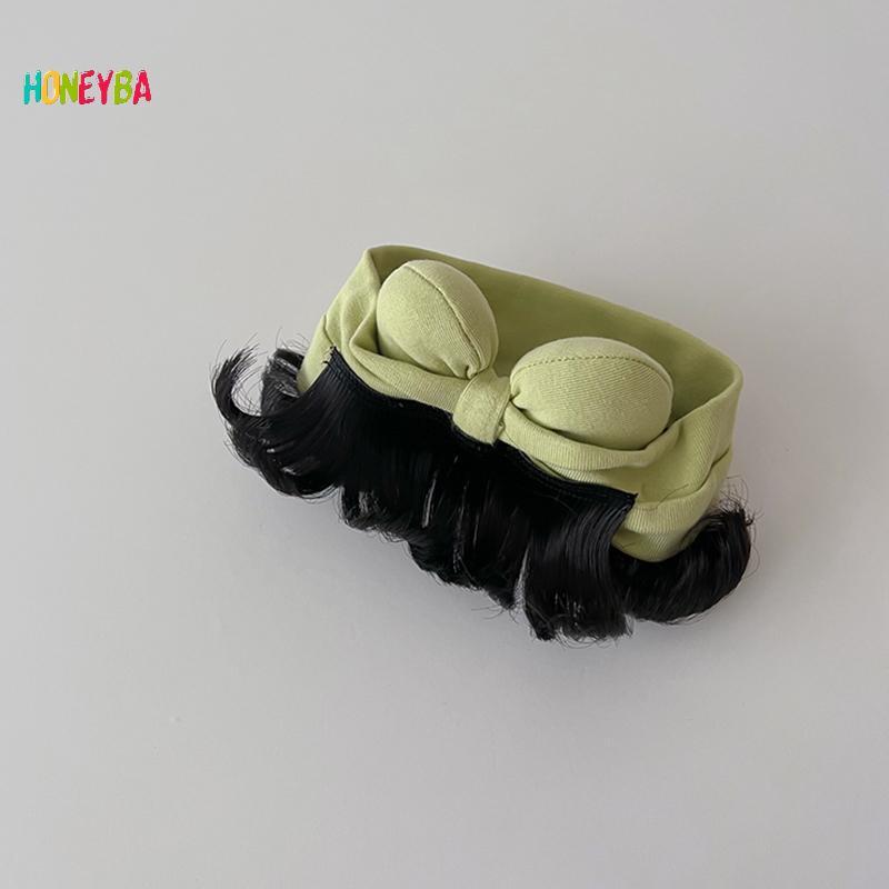 Thời Trang Dễ Thương Cho Bé Tóc Giả Nơ Băng Đô Quấn Tóc Sơ Sinh Tập Đi Tóc Giả Mũ Cosplay Mũ Đẹp