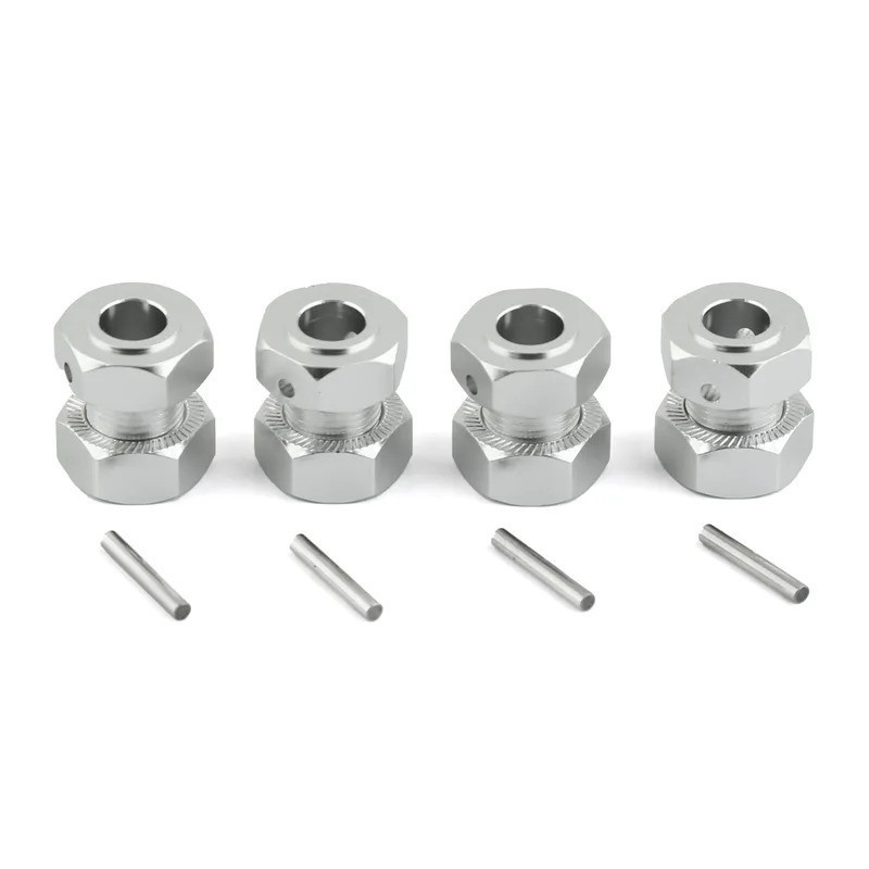 Bộ chuyển đổi trung tâm lục giác bánh xe mở rộng 17mm bằng kim loại cho Arrma 6S KRATON Typhon Outcast 1 / 7 Vi phạm không giới hạn Mojave Felony Nâng cấp