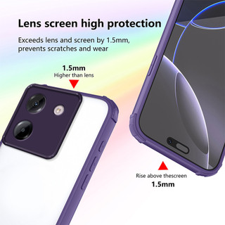 Áp dụng cho Xiaomi Poco M7 Pro 5G 2409FPCC4G 2409FPCC4I POCOM7PRO REDMI 14C Vỏ điện thoại vỏ mềm bảo vệ trong suốt cao cấp