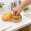 Đồ chơi Squishy bánh bao SMILE, Bun nhồi bông hấp mềm lấp lánh Squishy Pinch Le, với dụng cụ hấp có khả năng phục hồi chậm Fidget Bóp Công cụ thư giãn bột giải nén