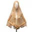 Khăn choàng nữ TOPTOOLCX, Khăn trùm đầu cô dâu cổ điển thoáng khí, Viền ren hoa Mandira Veil