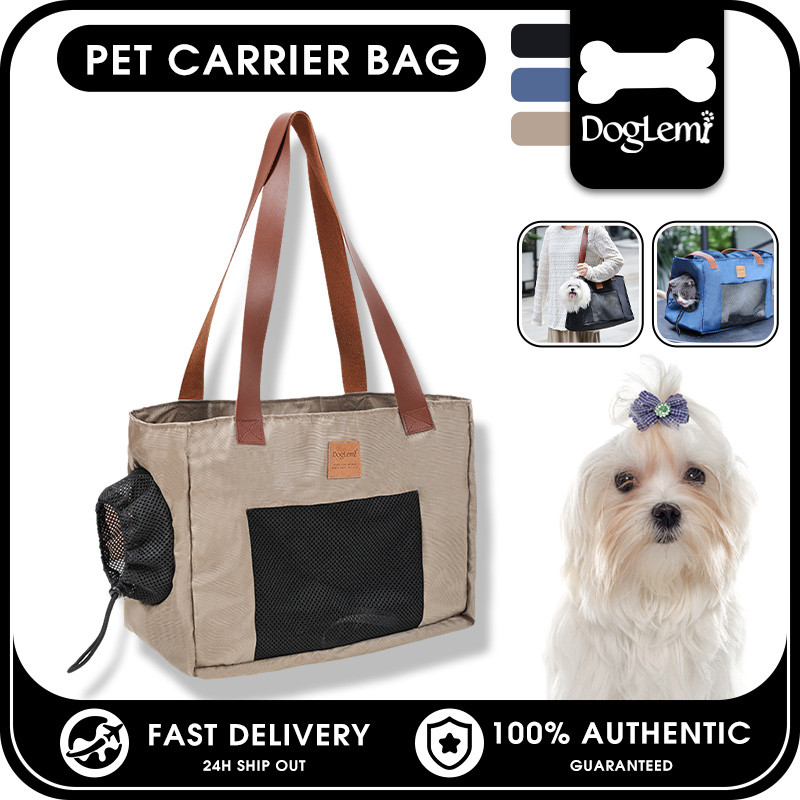 DogLemi Pet Carrier Túi du lịch Lưới thoáng khí Ba lô thú cưng có dây đeo an ninh cho thú cưng nhỏ