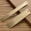Thước tỷ lệ TUYỆT VỜI, Thước thẳng bằng đồng thau 12 / 15cm, Dụng cụ đo độ dày 1mm đa chức năng Dấu trang Thước trường học Văn phòng