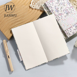 JIANWU A6 Vintage Hoa Bao Trống Bên Trong Trang Chất Liệu Cắt Dán Sổ Tay Sáng Tạo DIY Tạp Chí Đồ Dùng Học Sinh Văn Phòng Phẩm