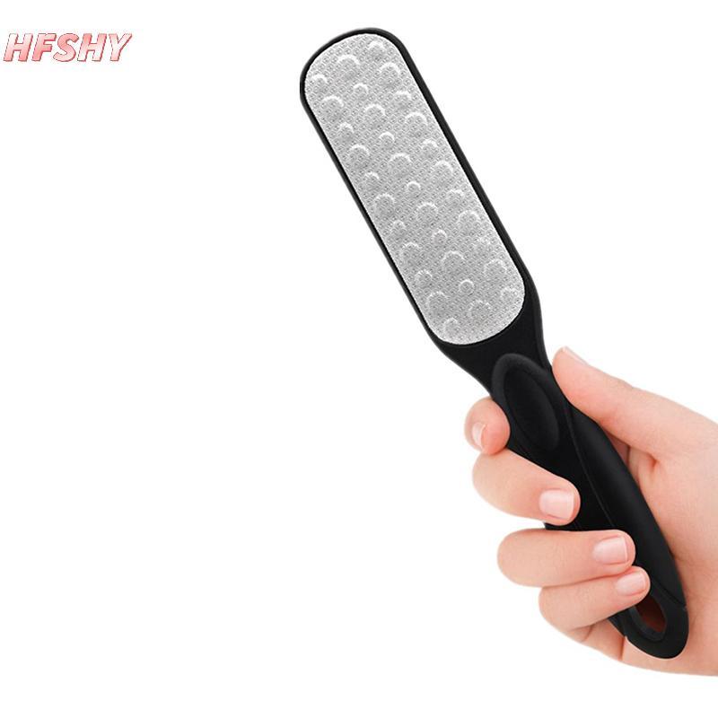 HFSHY Dụng cụ cạo gót chân hai mặt, bàn đá mài chân, loại bỏ chai chân, calluses, sừng da