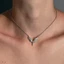 SUIT Vòng cổ hình cánh thiên thần độc đáo với thiết lập đá Zircon an toàn tuyệt vời để sử dụng hàng ngày hoặc tặng cái nhìn thời trang