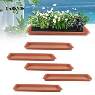 Garende Đĩa Thực Vật PP Lớn Hình Chữ Nhật Chậu Trồng Khay Hoa Chậu Nước Nhỏ Giọt Khay Cho Ban Công Sân Vườn Trang Trí Văn Phòng