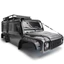 Cần gạt nước kính chắn gió kim loại cho 1 / 10 RC Crawler AXIAL SCX10 Cherokee T RAXXAS TRX4 Defender G500 MST KM2 Phần