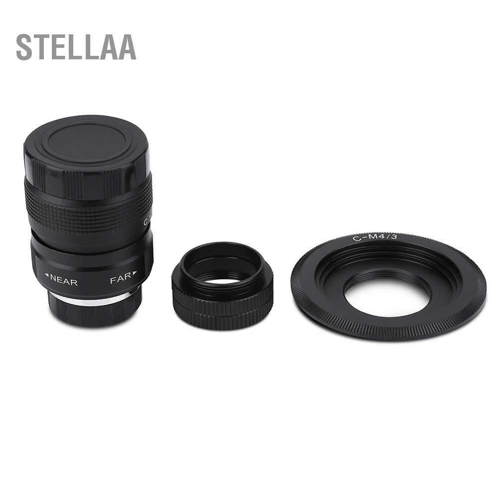 Stellaa Bộ ống kính máy ảnh stellaa Pbzydu 25 mm F/1.4 + C-m4/3 Vòng macro cho EPL5 EPM3 EPL7 OM-D